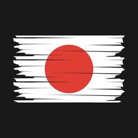 Japón bandera ilustración vector