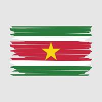 Suriname Flag Illustration vector