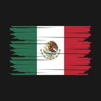 Mexico Flag Illustration vector
