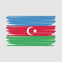 azerbaiyán bandera ilustración vector