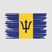 Barbados Flag Illustration vector