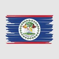 Belize Flag Illustration vector