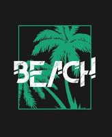 Beach t shirt template dsign. vector