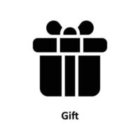 Gift Vector  Solid Icons. Simple stock illustration stock