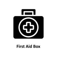 First Aid Box Vector  Solid Icons. Simple stock illustration stock