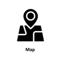 Map Vector  Solid Icons. Simple stock illustration stock