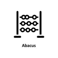 Abacus Vector  Solid Icons. Simple stock illustration stock