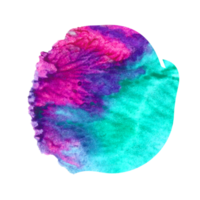 Watercolor round frame png