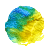 Watercolor round frame png