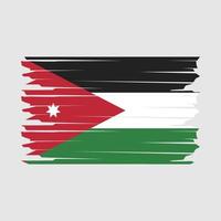 Jordan Flag Illustration vector