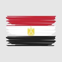 Egipto bandera ilustración vector
