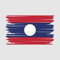 Laos Flag Illustration vector