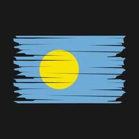 Palau Flag Illustration vector