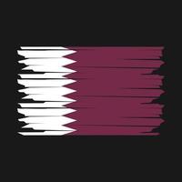 Qatar Flag Illustration vector