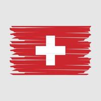 Switzerland Flag Illustration vector