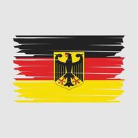 ilustración de la bandera de alemania vector