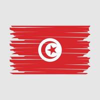 Tunisia Flag Illustration vector