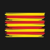 Catalonia Flag Illustration vector