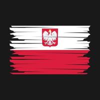 Poland Flag Illustration vector