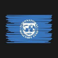 IMF Flag Illustration vector