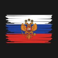 Rusia bandera ilustración vector