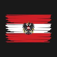 Austria Flag Illustration vector