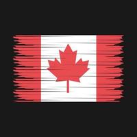 ilustración de la bandera de canadá vector