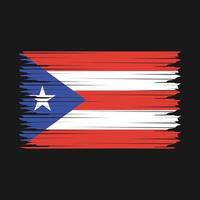 Puerto Rico Flag Illustration vector