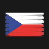 checo bandera ilustración vector