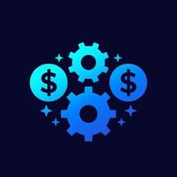 payment processing icon for web vector