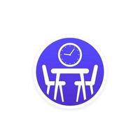 quick date icon for web vector