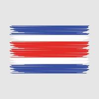 Costa Rica Flag Illustration vector