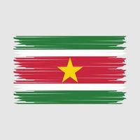 Suriname Flag Illustration vector