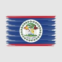 Belize Flag Illustration vector