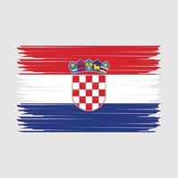 Croatia Flag Illustration vector
