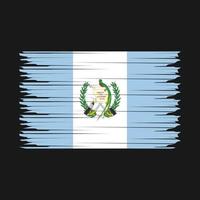 ilustración de la bandera de guatemala vector