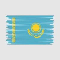 Kazakhstan Flag Illustration vector