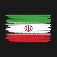 Iran Flag Illustration vector