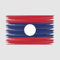 Laos Flag Illustration vector