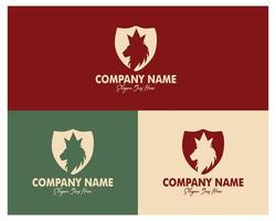 lion and shield logo set. premium vector design. appear with several color choices. Best for logo, badge, emblem, icon, design sticker, industry. available in eps 10.