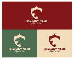 eagle and shield logo set. premium vector design. appear with several color choices. Best for logo, badge, emblem, icon, design sticker, industry. available in eps 10.