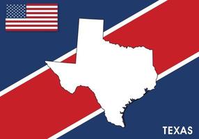 Texas - EE.UU, unido estados de America mapa vector modelo. blanco color mapa en bandera antecedentes para diseño, infografía - vector ilustración eps 10