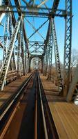 Vertical video. Fast flight over the railway on FPV Drone. video