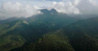 hermosa montaña paisaje en verano, nublado cielo, bosque y rocas zakopane video