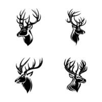 Add a touch of grace to your project with our deer logo silhouette collection. Hand drawn with love, these illustrations are sure to bring a sense of calm and beauty vector