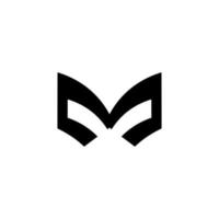 Initial M Logo Vector. Creative minimal monogram symbol. Graphic alphabet symbol for corporate business identity. vector