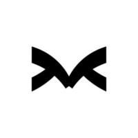 Initial M Logo Vector. Creative minimal monogram symbol. Graphic alphabet symbol for corporate business identity. vector