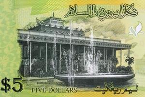 Lapau - Royal Ceremonial Hall from Brunei money photo