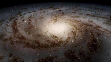 milchig Weg Galaxis schließen oben Raum Flug, äußere Raum video