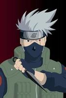 Kakashi Hatake design vector